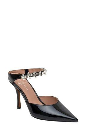 Linea Paolo Ynez Pointed Toe Pump in Black Pat at Nordstrom Rack, Size 5.5