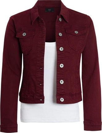 SS7 Womens Fitted Denim Jacket Ladies Stretch Black Grey Jean Jackets Size 6 8 10 12 14 16