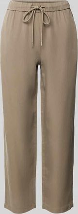 Marc O'Polo Denim Marc OPolo Denim Regular Fit Hose mit verkürztem Schnitt in Oliv, Größe XS