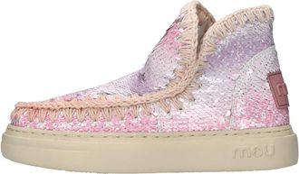 Mou Boots Roze - Dames - Winterlaarzen - Roze - 38 EU - Leer - Schoenen