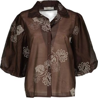 Am&eacute;lie & Am&eacute;lie Mujer, Blusas y Camisas, Marr&oacute;n, Talla: S