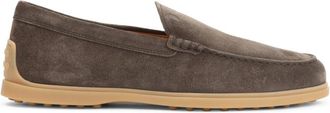 Tod's Brown Suede Loafers