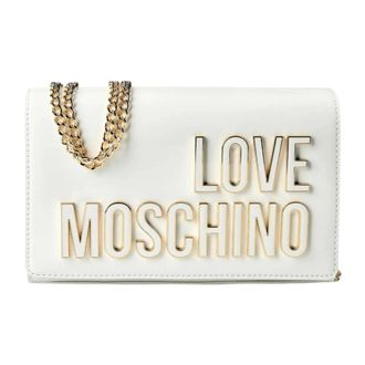 Love Moschino Cross Body Bags, female, White, Size: ONE SIZE KE1 Crossbody Bag