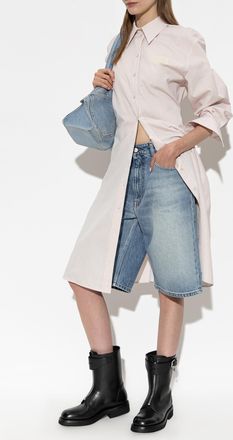 Alexander McQueen Cotton Dress With Pockets, Womens, Pink