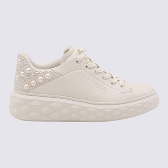 Jimmy Choo London White Leather Sneakers