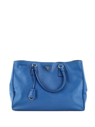 Prada Lux Open Saffiano Leather Large tote bag - Blue