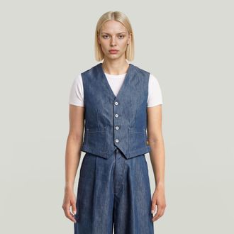 G-Star Summer Vest - Donkerblauw - Dames