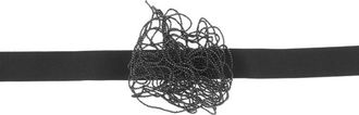 Brunello Cucinelli Black Silk Wrap Bracelet