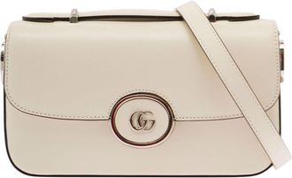 Gucci White Petite GG Mini Shoulder Bag