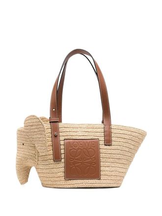 Loewe Borsa a spalla Elephant - Toni neutri