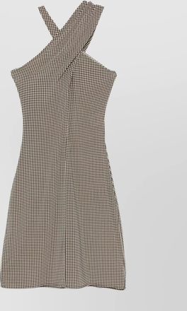 Courrèges crossed straps mini dress