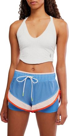 Free People FP Movement Daydream Rib Racerback Tank in White at Nordstrom, Size X-Large