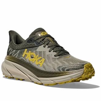 Hoka One One Mens Challenger Atr 7 Shoes - D In Olive Haze/forest Cover