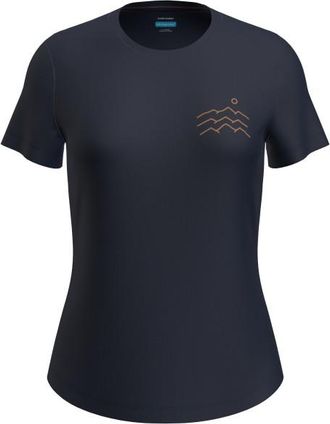 Icebreaker Merino 125 Cool-Lite Sphere S/S Across Merinoshirt f&uuml;r Damen | blau