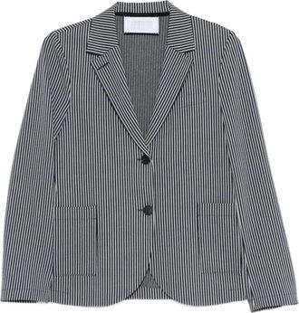 Harris Wharf London Blazers, female, Multicolor, Size: XS Cotton Blend Blazer Jacket