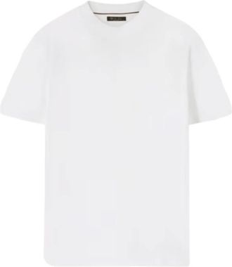 Loro Piana Ray T-Shirt - Heren - T-shirts - Wit - 4XL - Katoen - Tops