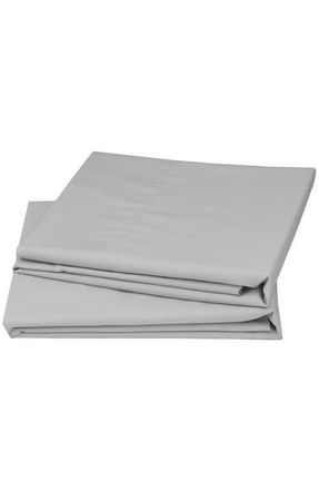 California Design Den Set of 2 Pillowcases - Signature Comfort 100% Egyptian Cotton Percale in Light Grey at Nordstrom, Size Standard