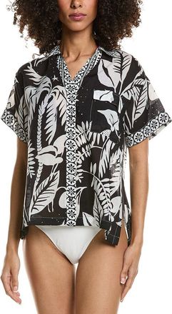 Johnny Was Camp Button Front Shirt