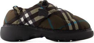Burberry Womens Pillow Low Mule Multicolor Nylon