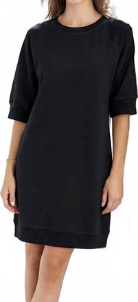 Karen Kane Sweatshirt Dress In Black