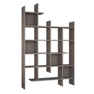 Habitat et Jardin Libreria In Legno manco - 122 X 25 X 188 Cm - Marrone Moka Chiaro