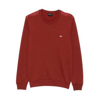 Emporio Armani Lounge Sweatshirt - Heren - Sweatshirts & Hoodies - Rood - Maat: XL Katoen