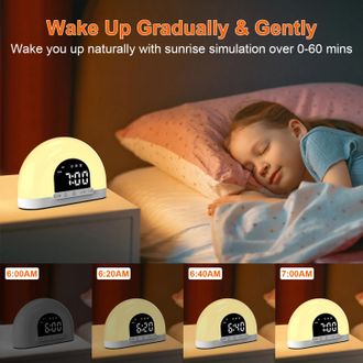 OEM Simulador De Amanecer, Luz Para Despertar, Despertador, Luz Nocturna