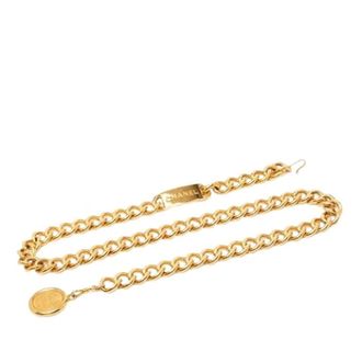 Chanel Pre-owned Belts, female, Yellow, Size: ONE SIZE Pre-owned Metal Belt