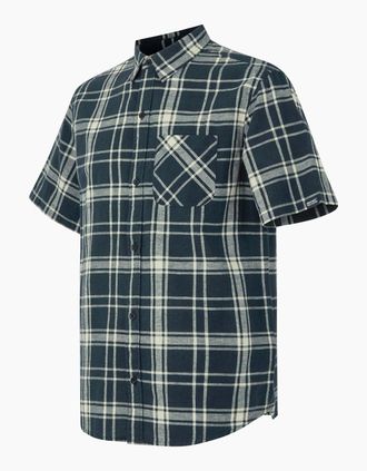 Regatta Mens Regatta Mens Loran Short-Sleeved Shirt - Navy - Size: 42/Regular