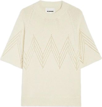 Jil Sander T-shirt girocollo - Toni neutri