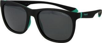 Polaroid Zwarte Plastic Zonnebril