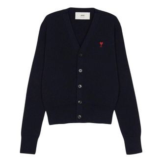 Ami (WMNS) AMI Army Cardigan Navy FKC374-001-414