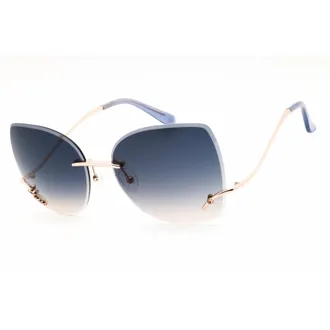 Guess Ladies Rose Gold Tone Cat Eye Sunglasses GU00269