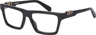 Off-white Mens Black Rectangular Eyeglass Frames OERJ07BSTYLE7B 1000