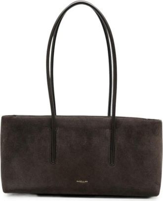 DeMellier Stockholm Schoudertas - Dames - Schoudertassen - Bruin - ONE Size - Katoen - Tassen