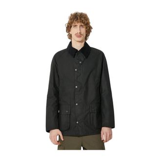 Barbour Ashby Wax Jacket - Heren - Zomerjassen - Zwart - L - Katoen - Jassen