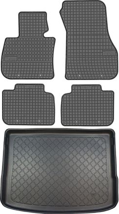OEM Bmw Serie 2 F45 Active Tourer Monovolumen Desde Septiembre De 2014. Juego De Alfombrillas De Goma Para Coche Y Alfombrilla Para Maletero
