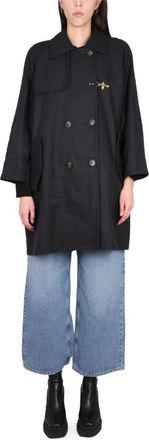 Fay Double-Breasted Trench Coat