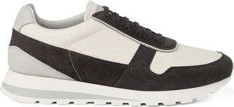 Brunello Cucinelli Sneakers Con Inserti In Pelle Scamosciata-Uomo