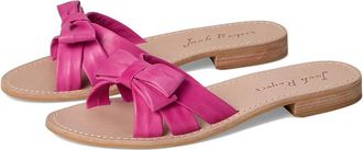 Jack Rogers Brightly Bow Sandal Womens Sandals Fucshia Pink : 5.5 M, Leather