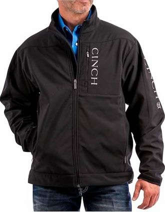 Cinch Bonded Long Sleeve Jacket In Black
