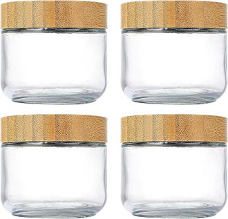 OEM Recipientes Herm&eacute;ticos Para Avena Nocturna - Tarros De Boca Ancha Latas De 283 G (10 Oz) Para Preparar Comidas Con Tapa De Cierre Seguro, Vasos Para A