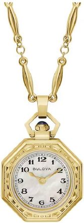 Bulova Rubaiyat Gold-tone Pendant Necklace
