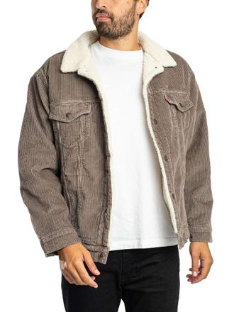 Levi's Relaxte Sherpa-Jas, Grijs