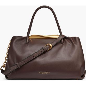 DKNY Poplin Small Satchel in Umber at Nordstrom