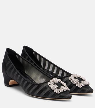 Manolo Blahnik Hangisi embellished pumps