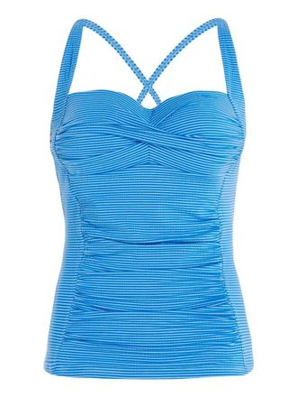 Protest Tankini-Top PROTEST TANKINI TOP MIXFEMME 23, Damen, Gr. XXL, Cup C, blau (havasublau), Obermaterial: 55% Polyester PES. 40% Polyamid PA. 5% Elasthan E
