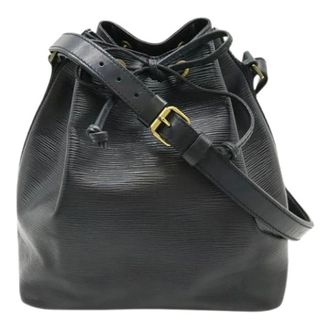 Louis Vuitton Pre-owned Bucket Bags, female, Black, Size: ONE SIZE Pre-owned Petit Noe Epi Shoulder Bag
