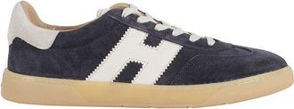 Hogan H327 Lace-Up Sneakers With Contrasting Logo