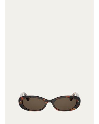 Dior Oblique B1I 52MM Oval Sunglasses